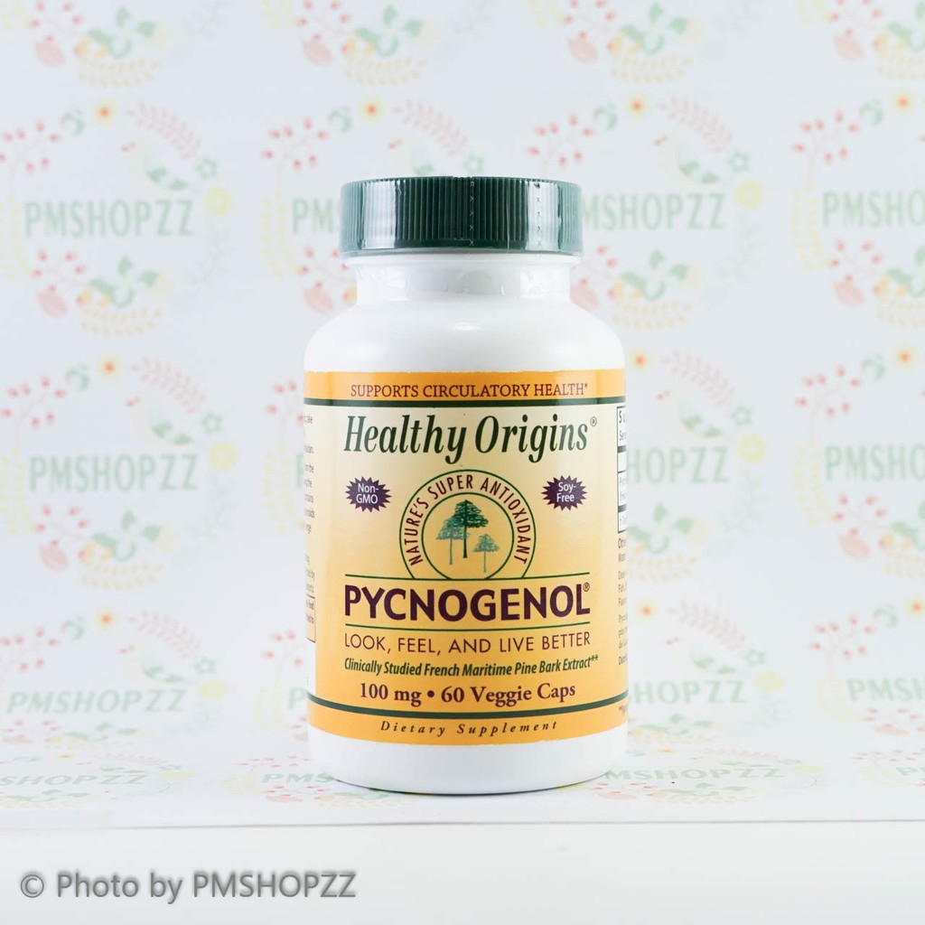 พร อมส ง เปล อกสนสก ด Healthy Origins Pycnogenol 100 Mg 60 เม ด และ 1 เม ด ของแท 100 Shopee Thailand