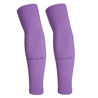 ปลอกแขน กันแดดจากเกาหลี ยี่ห้อ AQUA-x ของแท้ สีม่วง