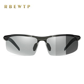 rbewtp polarized photochromic แว่นกันแดดกรอบแมกนีเซียมอลูมิเนียมสําหรับผู้ชาย