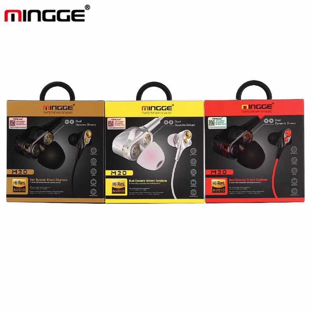 ชุดหูฟังMINGGE M20 สำหรับ Android & iOS