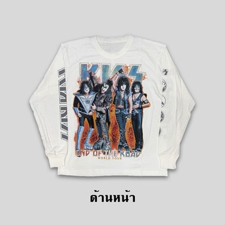 เสื้อยืดแขนยาววงร็อค (Kiss)