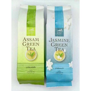 ใบชาอบแห้ง ชาเขียวอัสสัม ชาเขียวมะลิ Chui Fong ฉุยฟง Assam green tea Jasmine green tea 100g ใบชา เครื่องดื่ม