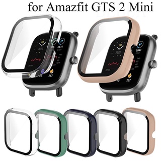 กระจกนิรภัยแข็ง สําหรับ Amazfit GTS 2 mini เคส Amazfit GTS 3 GTS3 ตัวป้องกันหน้าจอสมาร์ทวอทช์ ใส กันกระแทก