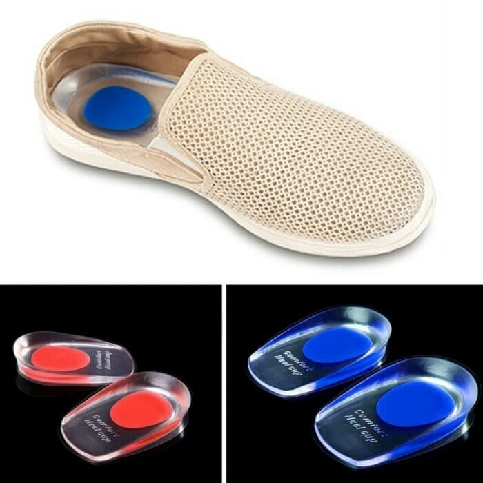 Comfort Heel Cup Shoes Pad Silicone Gel Support Shoe Pad Silicone Insole
