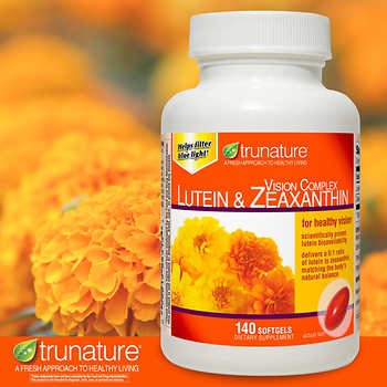 บำรุงสายตา Lutein & Zeaxanthin ยี่ห้อ trunature Vision Complex 140เม็ด จากอเมริกา