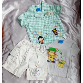 ชุดเซ็ตเด็ก งานป้าย BABY&amp;KID ชุดเซ็ต3ชิ้น SIZE6-9MOS