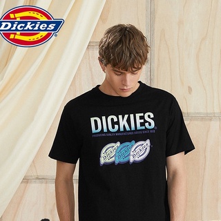 เสื้อยืดลําลอง ผ้าฝ้าย แขนสั้น พิมพ์ลายโลโก้ Dickies สวมใส่สบาย เหมาะกับฤดูใบไม้ผลิ และฤดูร้อน สําหรับผู้ชาย