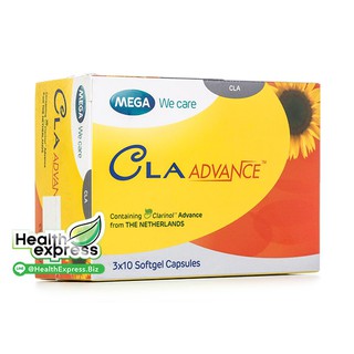 Mega We Care CLA Advance 1000 mg เมก้า ซี แอล เอ แอดวานซ์ บรรจุ 30 แคปซูล