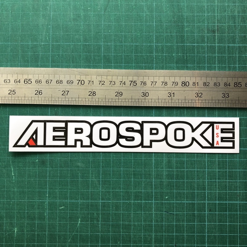 สติ๊กเกอร์ติดล้อจักรยาน Aerospoke Fixie Fixie