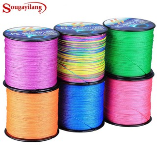 Sougayilang เส้นเอ็นตกปลา ชนิดสาย PE ถัก 4 เส้น รองรับน้ำหนัก 6.3-32.8 กก. ยาว 300 เมตร