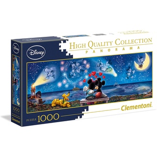 จิ๊กซอว์ Clementoni - Disney Mickey &amp; Minnie  1000  piece (Panorama)  (ของแท้  มีสินค้าพร้อมส่ง)