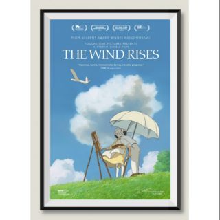 โปสเตอร์หนังอะนิเมะ The wind rises ปีกแห่งฝัน วันแห่งรัก