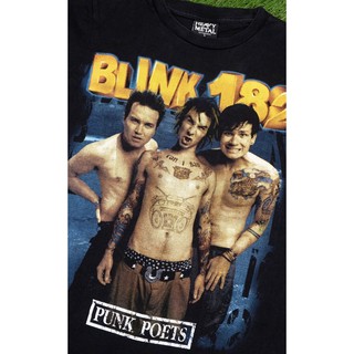 เสื้อยืดผ้าฝ้ายพิมพ์ลายขายดี ❌SOLD❌ Rare Vintage BLINK-182 T-Shirt POP Punk#2000’s🔥(สินค้าสั่งนำเข้ามา Pre Order)📌