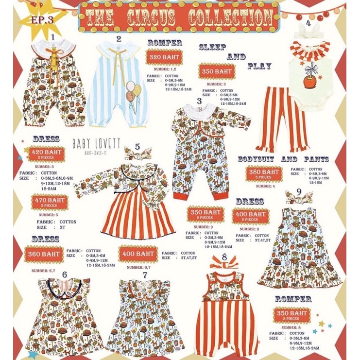 Baby lovett The Circus Collection🎪 EP.3   เบบี้โลเว็ต babylovett