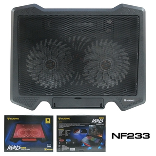 พัดลมโน๊ตบุ๊ค Nubwo Cooler Pad NF-233 2Fan Super Silent 10"-17"//OKER C818 NOTEBOOK COOLING PAD