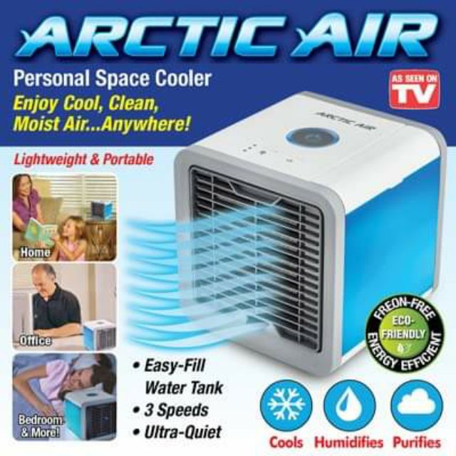 ARCTIC AIR Cooler เครื่องทำความเย็น แอร์พกพา แอร์ตั้งโต๊ะขนาดเล็ก พกพาง่าย