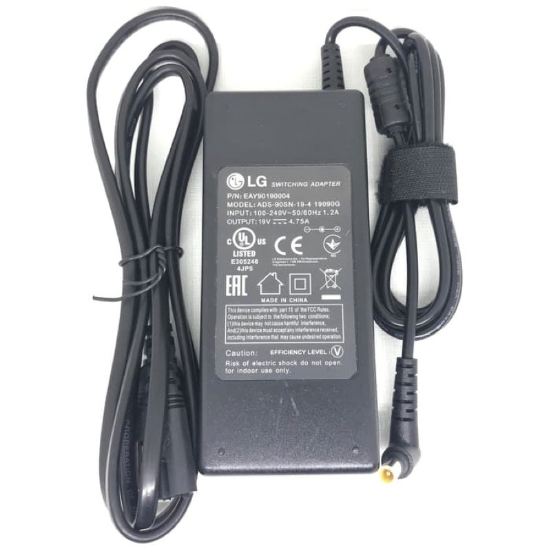 อะแดปเตอร์ LG 4.75A 19V ดั้งเดิม