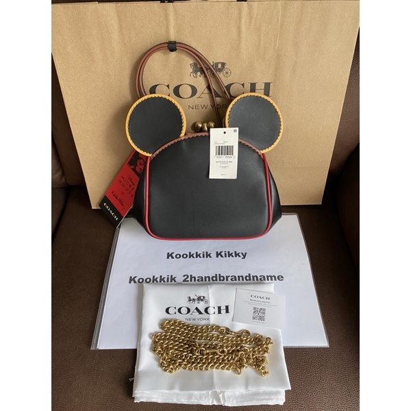 กระเป๋าCoach Disney Mickey Mouse X Keith Haring Kisslock Bag ของแท้ สินค้านำเข้าจากอเมริกา