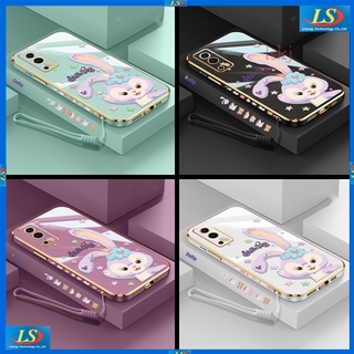 เคส Vivo Y72 5G เคส Vivo Y52 5G Y50 Y30 Y95 Y93 Y91 Y81 Y81i Y20 Y20S Y12S Y12A Y21 Y21T Y33T Y33S Y17 Y15 Y12 Y11 Y19 Y15S Y01 Y31 เคสโทรศัพท์มือถือ ลายการ์ตูนกระต่าย StellaLou TZ