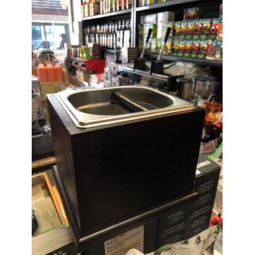 Knock Box Stainless พร้อมกล่องไม้