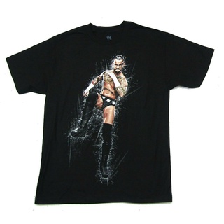 เสื้อยืดคอกลม แขนสั้น ผ้าฝ้าย พิมพ์ลายมวยปล้ํา S Wwe สไตล์พังก์ สําหรับผู้ชาย IOU126WQE7740