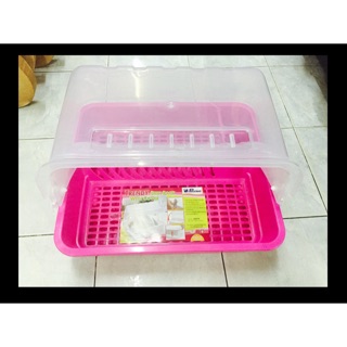 ที่คว่ำจานมีฝาปิด Dish Rack With Cover