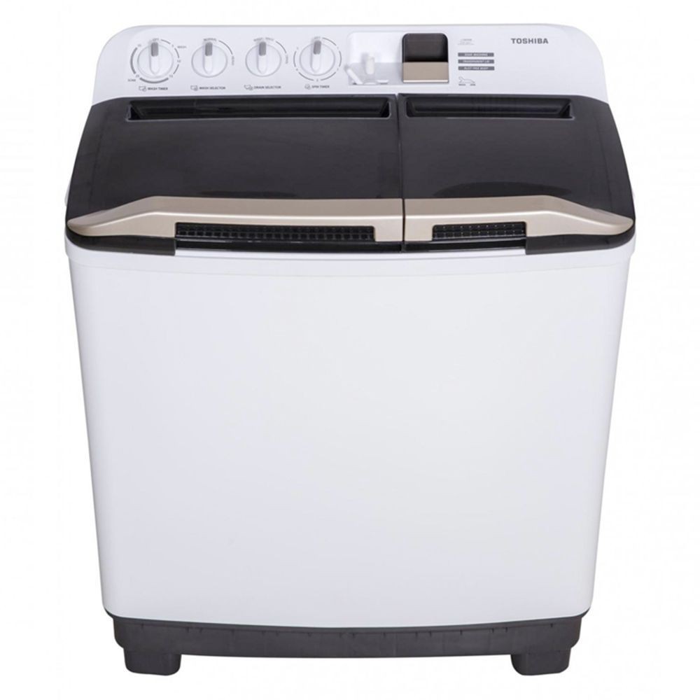 เครื่องซักผ้า เครื่องซักผ้าถังคู่ฝาบน TOSHIBA VH-H120WT 11 กก. เครื่องซักผ้า อบผ้า เครื่องใช้ไฟฟ้า 2T WM TOS VH-H120WT 1