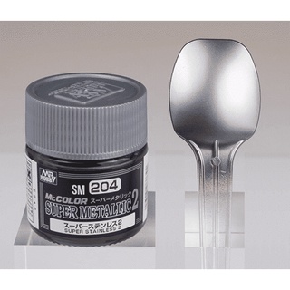 MR.COLOR SUPER METALLIC 2 10ml. MR.COLOR SM204 SUPER STAINLESS 2