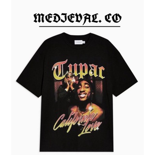 เสื้อยืดผ้าฝ้ายเสื้อยืด ลาย TUPAC AMARU SHAKUR Legend HIP HOP สไตล์วินเทจ 2 แพ็คL XL  XXL 3XL