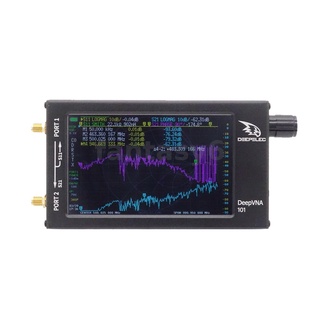 เครื่องวิเคราะห์เครือข่ายเวคเตอร์ 10K-1.5GHz DeepVNA 101 HF VHF UHF SWR อัพเกรดจาก NanoVNA-F