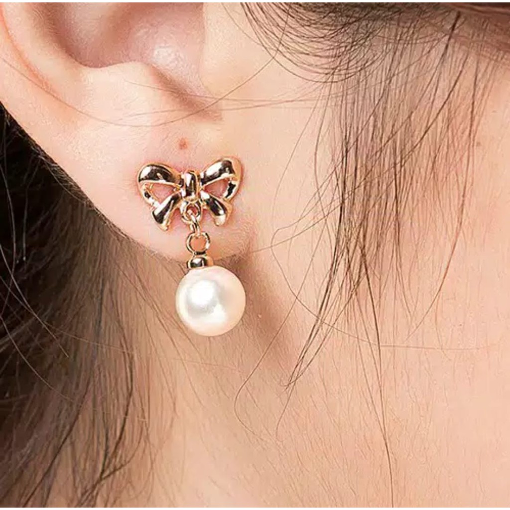 ต่างหู KNOT ริบบิ้นผู้หญิง WSW