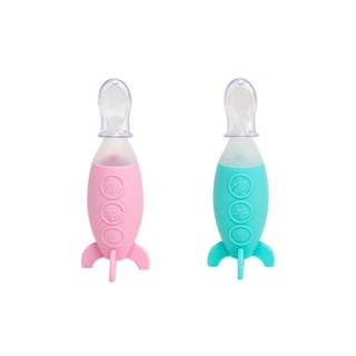 Marcus &amp; Marcus Rocket feeding spoon ช้อนใส่อาหารเสริมรูปจรวด