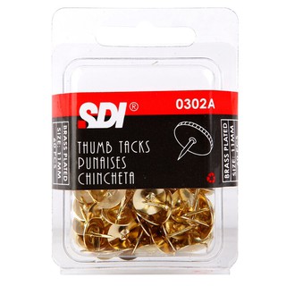 เข็มหมุด (แพ็ค 60 ตัว) สีทอง SDI 0302A Pin (pack of 60) in gold color SDI 0302A