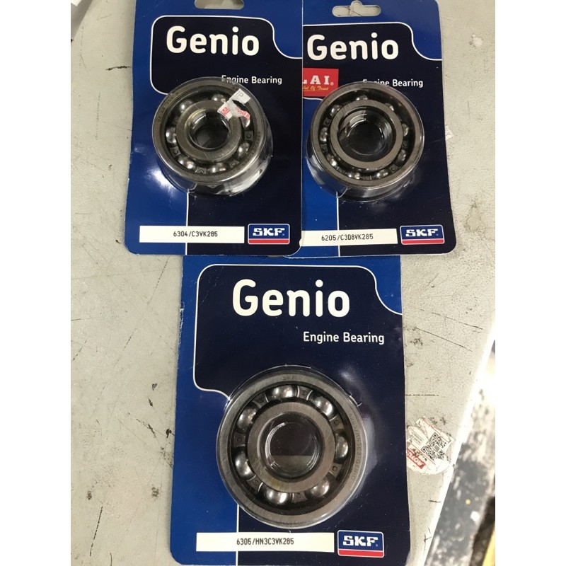 SKF GENIO 6205/6304/6305/6204/6002 2Z/6202 Z C3 CRANKSHART BEARING