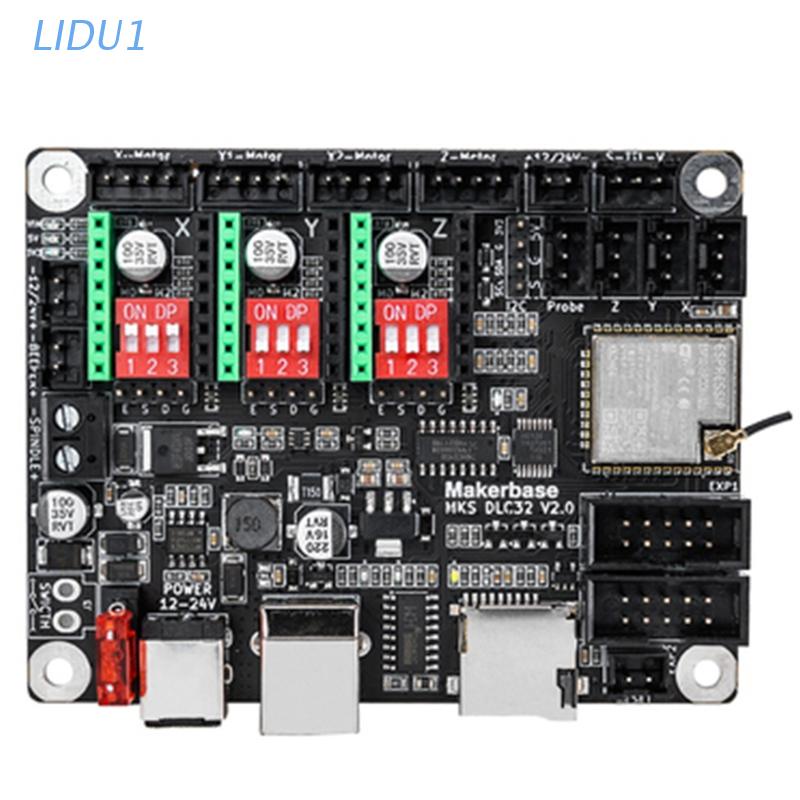 LIDU1  MKS DLC32 Mainboard Controller 32bits GRBL CNC Offline Control Board DLC 32 with 3.5in TFT Touch Screen Replacement DIY