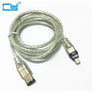 สาย FireWire IEEE 1394 สาย 4 พิน 6pin Firewire 400 Firewire 400 6Pin 4PinสายIEEE 1394 1.2M