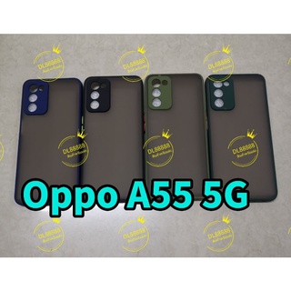 ✨พร้​อมส่งใน🇹🇭✨เคสขอบนิ่มหลังแข็งขุ่นคลุมกล้อง For Oppo A55 5G / A55 4G / A55