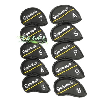 [GOLF Club COVERS] พร้อมส่ง ฝาครอบไม้กอล์ฟ หนัง PU แบบแข็ง 10 ชิ้น