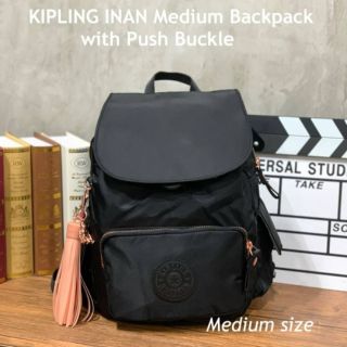 KIPLING INAN Medium Backpack with Push Buckle