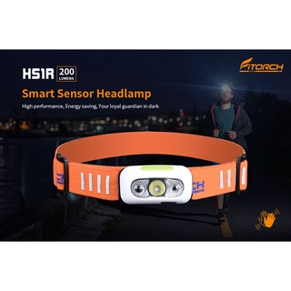 Fitorch HS1R  Motion Sensor LED Headlamp ไฟฉายคาดหัวน้ำหนักเบาเพียง 43g สว่างมากถึง 200 lumens