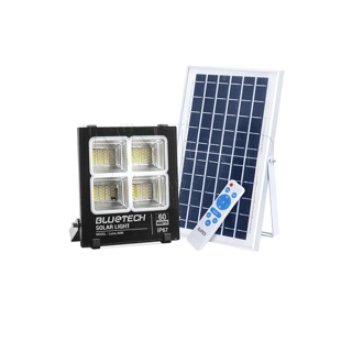 Bluetech USA ไฟโซล่าเซลล์ ไฟสปอร์ตไลท์ Solar Cell LED Floodlight Spotlight 60 - 1,200 วัตต์ ไฟ 4ช่อง 6ช่อง กันน้ำ IP67