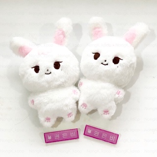 ตุ๊กตาอึนบี Eunbi bunny 10cm มีเข็มกลัดป้ายชื่อ พิเศษแถมPhotocardอึนบี izone