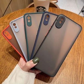 Case Xiaomi Redmi 9A เคสเสี่ยวมี่ เรดมี 9A เคสกันกระแทก ปุ่มสีผิวด้าน กันรอยกล้อง ขอบนิ่มหลังแข็ง ส่งจากไทย