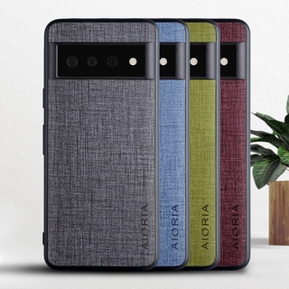 Google Pixel 6 Pro เคสปกหนัง Pu สักหลาด