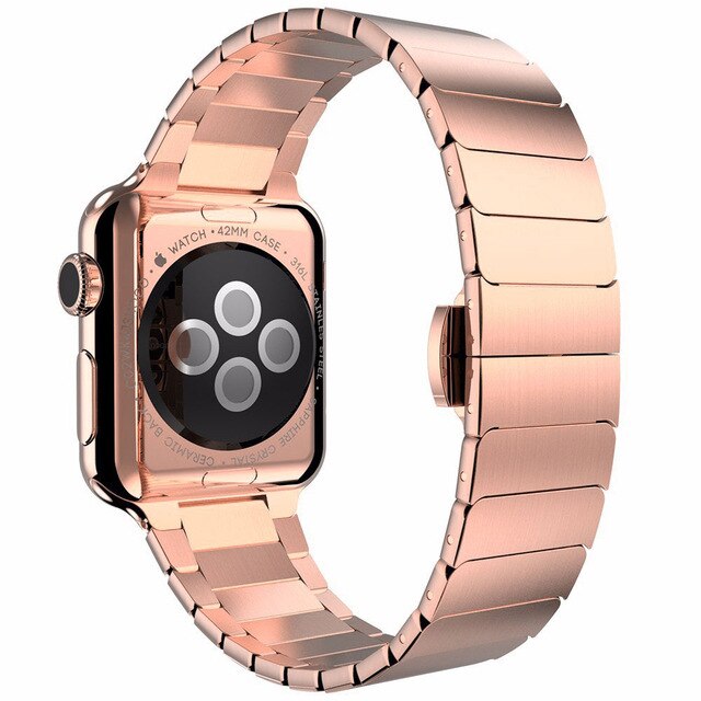 สายนาฬิกาข้อมือสเตนเลส โลหะ ลายผีเสื้อ สําหรับ apple Watch ultra 8 7 6 SE 5 4 3 iwatch 49 มม. 45 มม. 42 มม. 44 มม. 40 มม. 38 มม. - รูปที่ 6