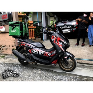 สติ๊กเกอร์แต่งลายรถ Yamaha Nmax V.2 ลาย Venom