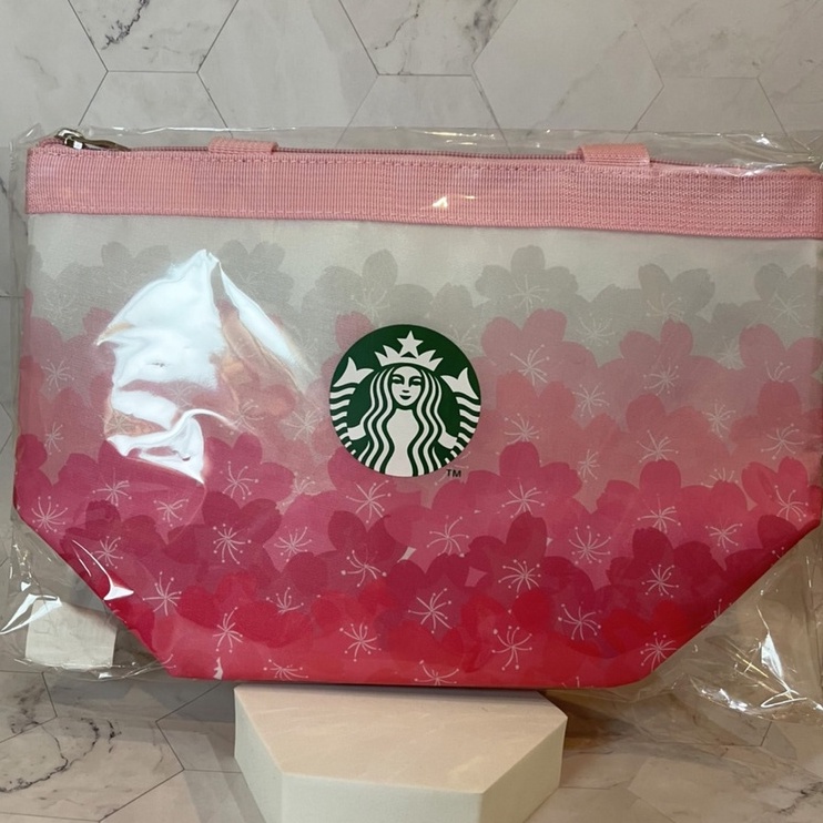 Starbucks Japan Limited Sakura 2022 Cooler Bag Insulated Cold Storage Tote Bag กระเป๋าเก็บความเย็น