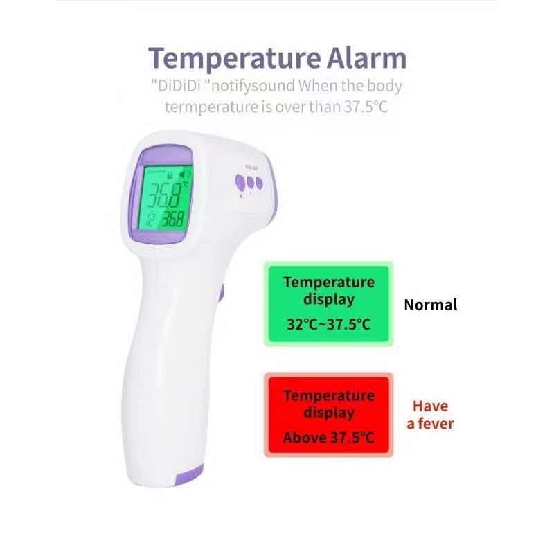 เครื่องวัดไข้ดิจิตอล แบบอินฟราเรด ที่วัดไข้ Infrared Thermometer เครื่องวัดไข้แบบดิจิตอล แบบปืนยิง