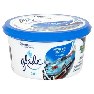 ✨ขายดี✨ เกลด คาร์ เจลหอมปรับอากาศ กลิ่นคูล วอเตอร์ 70กรัม Glade Car Cool Water Scent Gel Freshener 70g