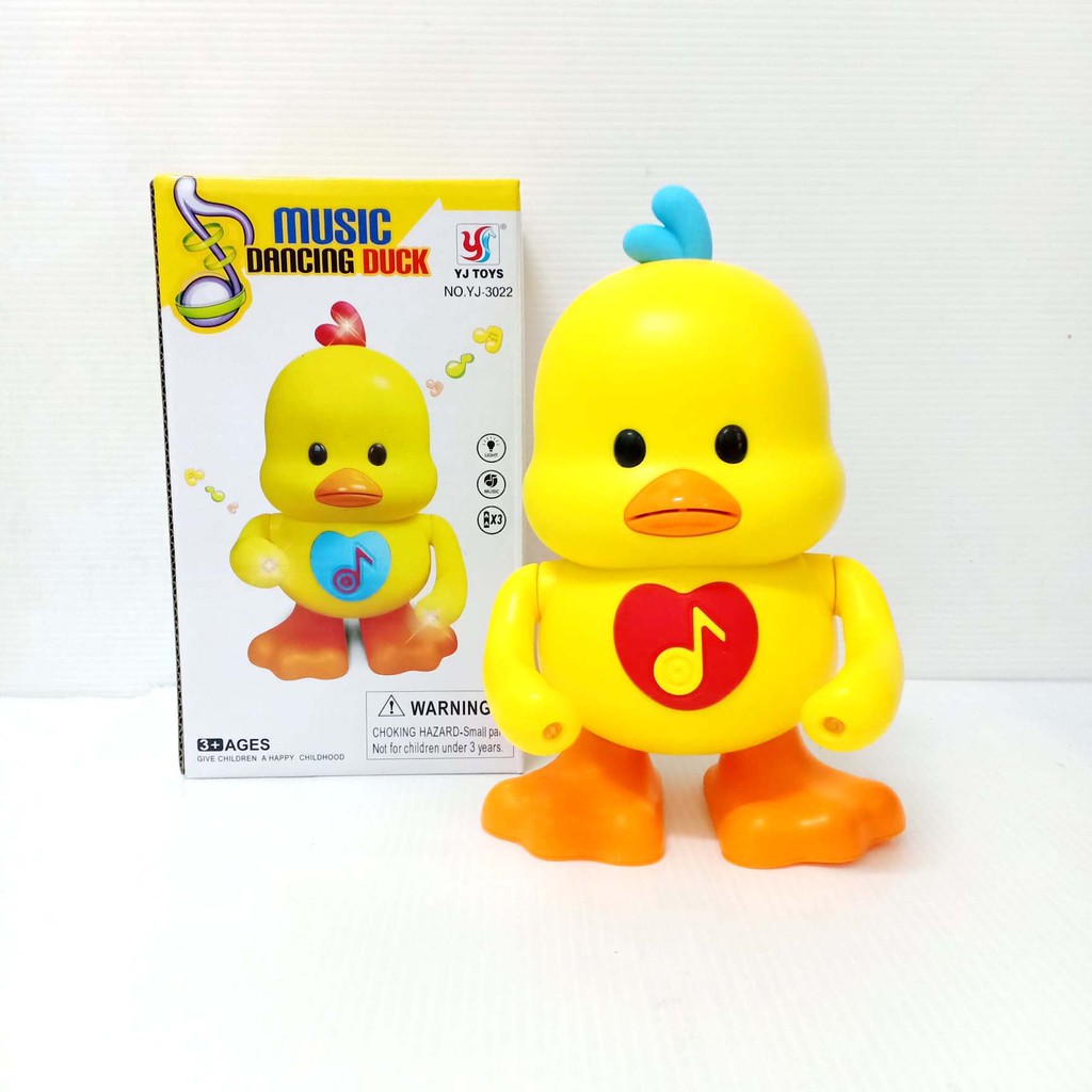 เป็ดเต้น DUCK DANCE ใส่ถาน มีเสียง มีไฟ ถ่าน ขนาด 2A 3 ก้อน น่ารักดี เด็ก ๆ ชอบ แน่นอน เทสสินค้า .